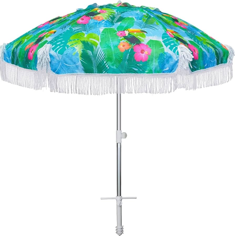 アムアムマル　 Amazon.com : AMMSUN 6.5ft Heavy Duty HIGH Wind fringe Beach